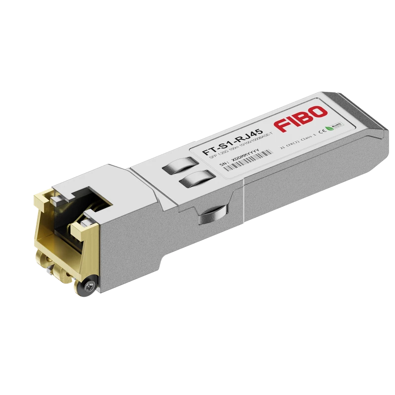 SFP Трансивер FIBO 1000BASE-T SFP RJ-45 модуль cat.5e 100м