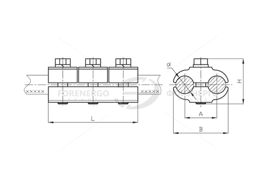 Зажим плашечный ПА-6-1